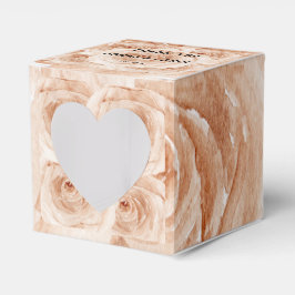 Aangepast Dank je waterverf rozen florale Bedankdoosjes