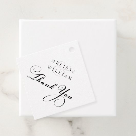 Aangepast dank u bedankjes labels (In situ)