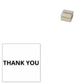 Aangepast dank u rubberstempel (Gestempeld)