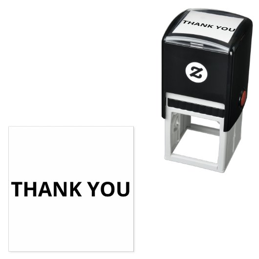 Aangepast dank u  zelfinktende stempel (In situ)