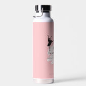 Aangepast dansstudio-logo gepersonaliseerd team ro waterfles (Rechts)