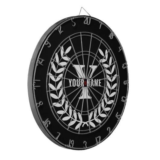 Aangepast dartboard aanpassen met Initiaal/naam Dartbord (Voorkant Links)