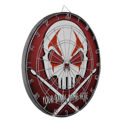 Aangepast dartboard-klusje voor rots en rolband da dartbord (Voorkant Links)
