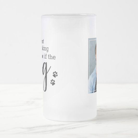 Aangepast dat het niet alleen Drink als de hond th Matglas Bierpul (Center)