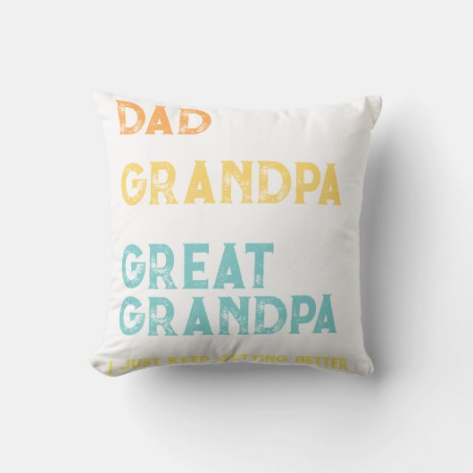 Aangepast dat ik steeds betere cadeaus krijg voor  kussen (Voorkant)