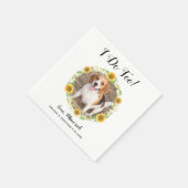 Aangepast dat ik te veel zonnesbloemen doe met fot servet (Hoek)