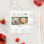 Aangepast dat we doen met huishondenbruinluiers servet (Insitu)