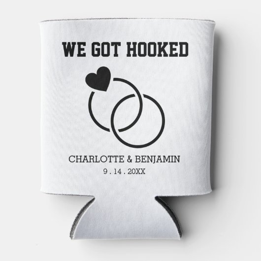 Aangepast dat we een gehouwen bruiloft hebben blikjeskoeler (Voorkant)