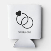 Aangepast dat we een gehouwen bruiloft hebben blikjeskoeler (Achterkant)