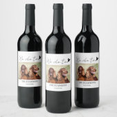 Aangepast dat we het huishuwelijk doen wijn etiket (Flessen)