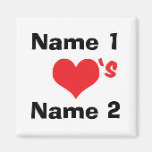 Aangepast dat we verliefd zijn magneet (Voorkant)