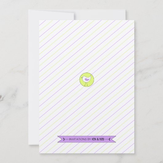 Aangepast dat ze Baby shower twee keer uitnodigt Kaart (Achterkant)