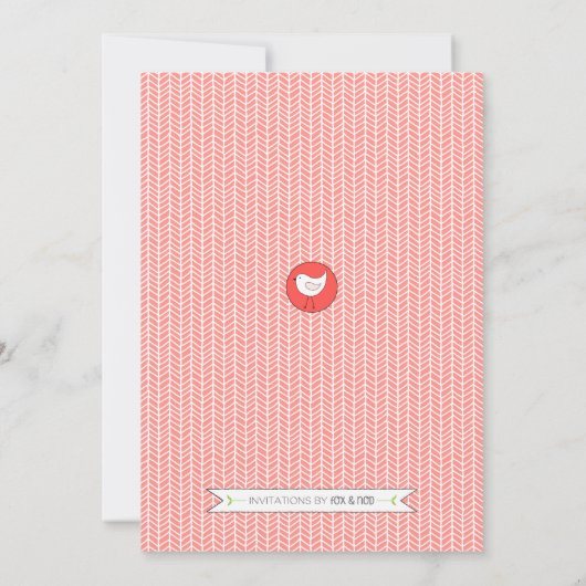 Aangepast dat ze Baby shower twee keer uitnodigt Kaart (Achterkant)