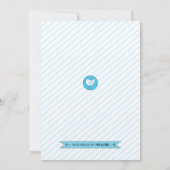 Aangepast dat ze Baby shower twee keer uitnodigt Kaart (Achterkant)