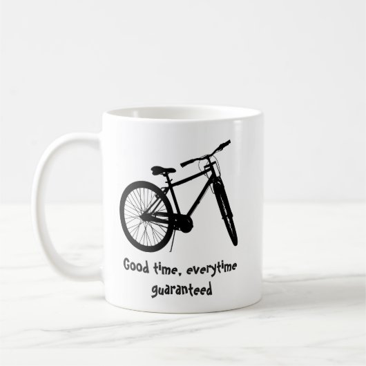 Aangepast Dated kerstgebondene Biking Quote Ceram Koffiemok (Links)
