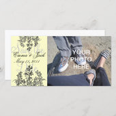 Aangepast De datum opslaan Aangepaste fotokaart Save The Date (Voorkant / Achterkant)