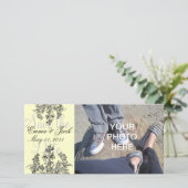 Aangepast De datum opslaan Aangepaste fotokaart Save The Date (Staand voorkant)