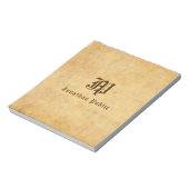 Aangepast de de Tekst van de Tekst van het Manuscr Notitieblok (Linkerzijde)