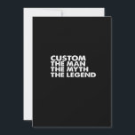 aangepast de man de mythe de legende kaart<br><div class="desc">aangepast de man de mythe de legende</div>