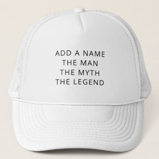 Aangepast De Man De Mythe De Legende Trucker Pet