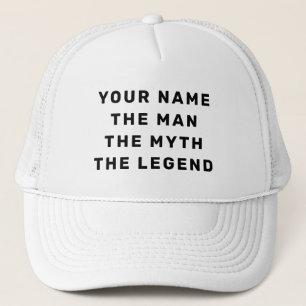 Aangepast De Man De Mythe De Legende Trucker Pet