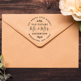 Aangepast de Toekomst van Mr & Mrs Wedding Return- Zelfinktende Stempel