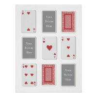 Aangepast Deck van Kaarten Afbeelding Wall Art