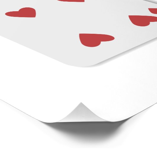 Aangepast Deck van Kaarten Afbeelding Wall Art Perfect Poster (Hoek)