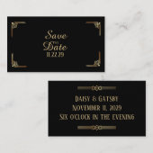 Aangepast decoder voor kunst van 1920, waardoor de visitekaartje (Voorkant / Achterkant)