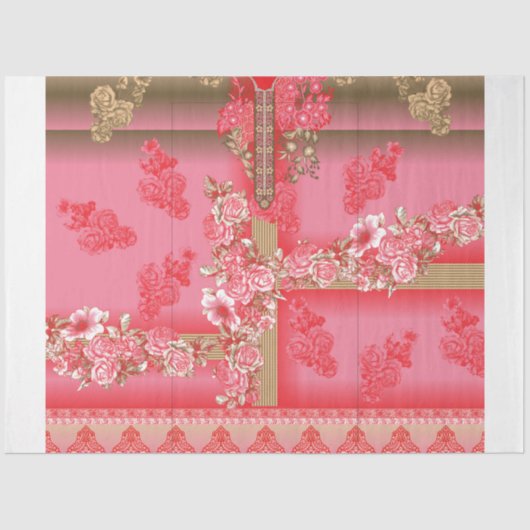 Aangepast decoratief tissuepapier | Cadeauverpakki (Voorkant)