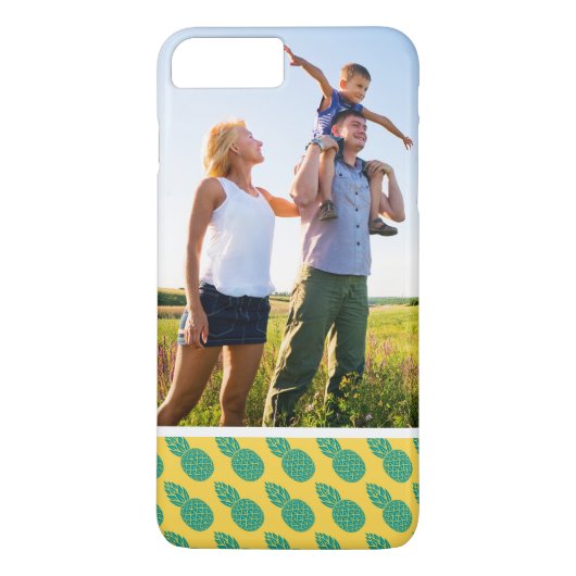 Aangepast deelvenster Pineapple voor foto's Case-Mate iPhone Case (Achterkant)