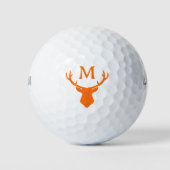 Aangepast deermonogram golfballen (Voorkant)