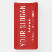 Aangepast demonstratietoestel voor lokale en staat spandoek (Verticaal)