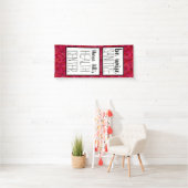 Aangepast deuropendeeg van de verpleegdeur, roodro spandoek (Insitu)