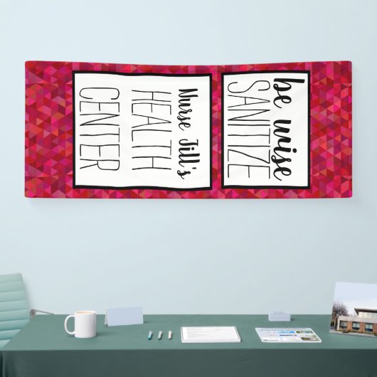 Aangepast deuropendeeg van de verpleegdeur, roodro spandoek (Beurs)