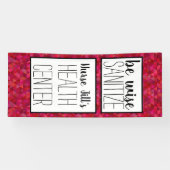 Aangepast deuropendeeg van de verpleegdeur, roodro spandoek (Horizontaal)