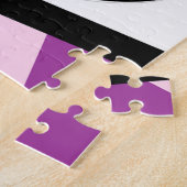 Aangepast Disco-Platenspeler Retro Record Legpuzzel (Zijkant)