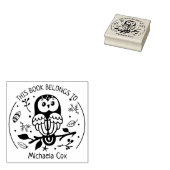 Aangepast Dit boek behoort tot, verkuilt Rubberstempel (Gestempeld)