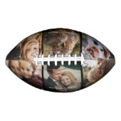 Aangepast DIY 6 Foto naam Cool Modern American Football (Voorkant)
