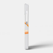 Aangepast DIY Monogrammen  schattige dame geel Case-Mate iPhone Case (Achterkant / Links)