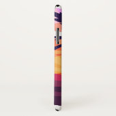 Aangepast DIY Monogrammen  zonsondergang paars Case-Mate iPhone Case (Achterkant / rechts)