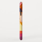 Aangepast DIY Monogrammen zonsondergang paars Case-Mate iPhone Case (Achterkant/rechts)