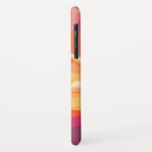 Aangepast DIY Monogrammen zonsondergang paars Case-Mate iPhone Case (Achterkant/links)