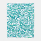 Aangepast DIY Schattig schattig bloempatroon wit b Fleece Deken (Voorkant)