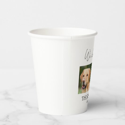 Aangepast doen we ook huisdier bruiloft papieren bekers (Rechts)