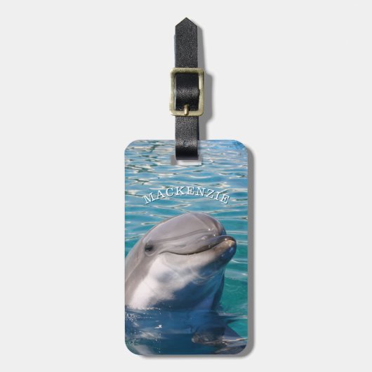 Aangepast Dolphin Bagagelabel (Voorkant verticaal)