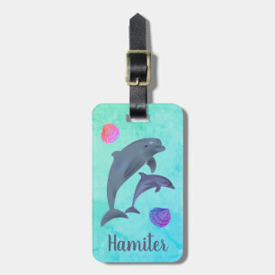 Aangepast Dolphin Bagagelabel