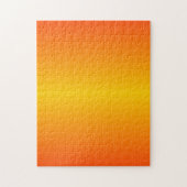 Aangepast donker Oranje geel Legpuzzel (Verticaal)