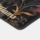 aangepast donkerbloempatroon bureaumat (Hoek)
