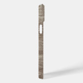 Aangepast donkerbruin houtnerf strepenpatroon Case-Mate iPhone case (Achterkant / Rechts)